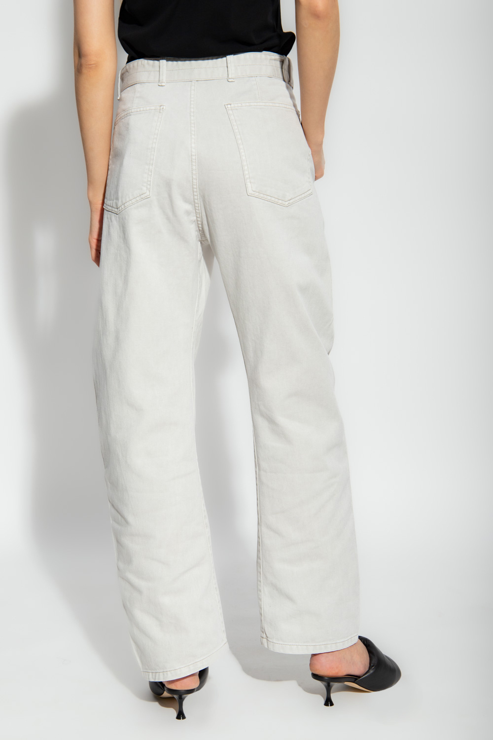 SchaferandweinerShops Switzerland - Grey Jeans with belt